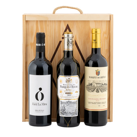 Caja Madera 3 bot. 603