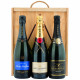 Caja Madera 3 bot. Champagne 615