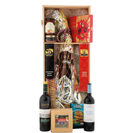 Caja Jamonera  madera 315